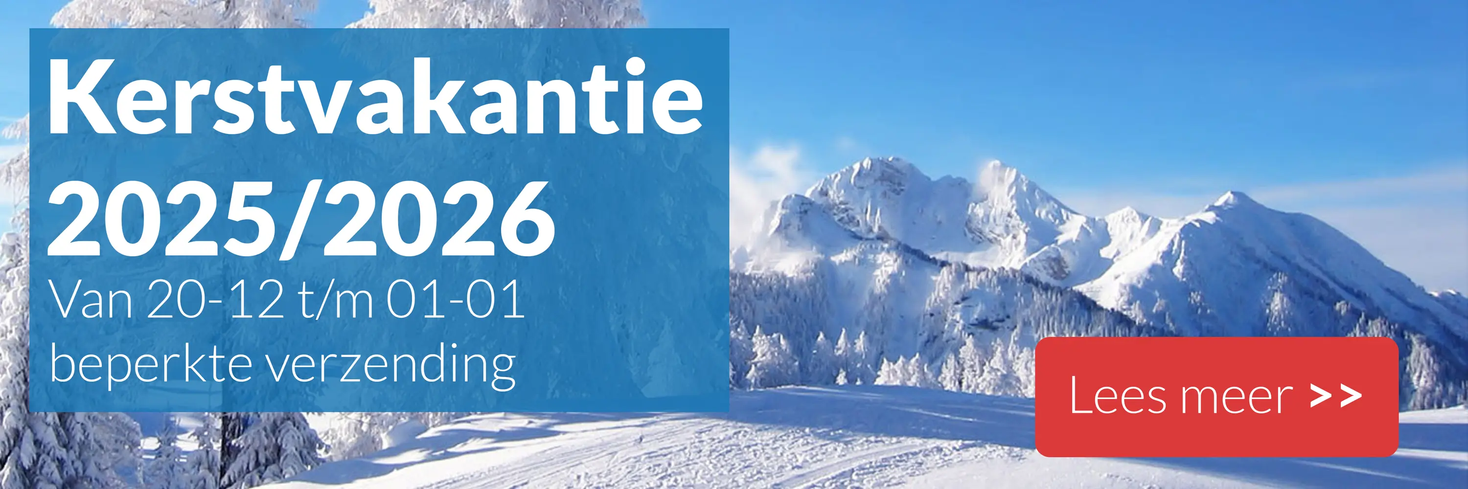 Kerstvakantie 2025 Luchtdichtshop