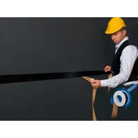 Wigluv black 100mm x 25m (50/50)