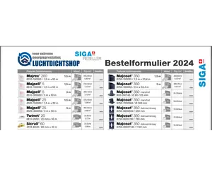 Prijslijst SIGA 2024